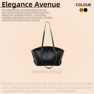 【Elegance Avenue】時尚牛皮大包大容量托特包秋冬新款真皮單肩包