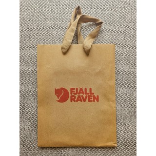 Fjallraven 品牌紙袋 小狐狸 牛皮紙袋