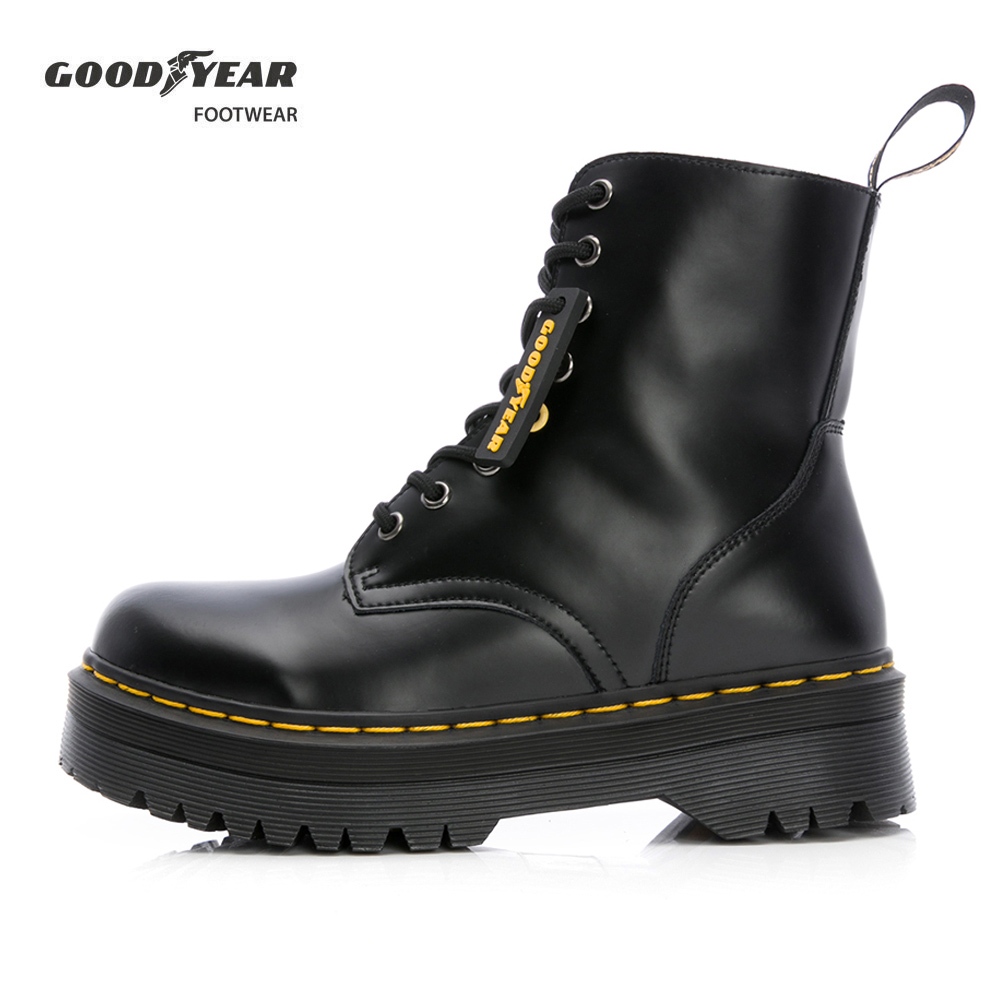 GOODYEAR 女 馬汀鞋 高筒 真牛皮 緩衝 耐磨 (GAWC42910)