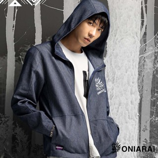 BLUE WAY 鬼洗 ONIARAI - 男款 都市遊俠落肩寬鬆連帽外套