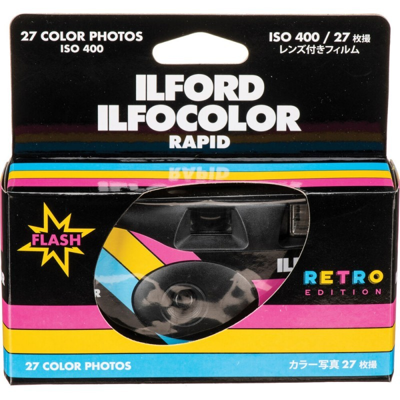 現貨 到期優惠價 ILFORD ILFOCOLOR Rapid Retro 即可拍相機 27張 一次性相機 膠捲相機