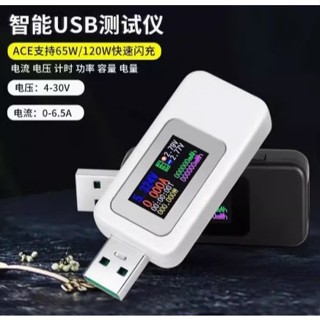 【肝苦人雜貨】{現貨}彩屏款USB測試儀 USB電壓表電流表 電池容量功率充電器 檢測儀 手機充電監測器升級款