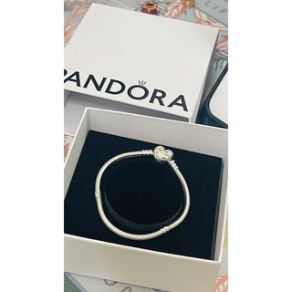 PANDORA Moments 心形扣蛇鏈
