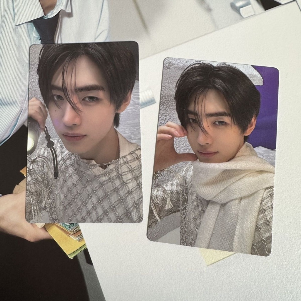 🌟正版小卡🌟enhypen符 樸成訓SUNGHOON小卡 正規二后續幸運卡特典卡 wvs幸運滑 手電滑 圍巾比心滑