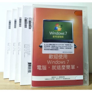 【二手】Windows 7 SP1 正版 序號 光碟 家用 x64 重灌 Home Win7 Windows7 家用進階