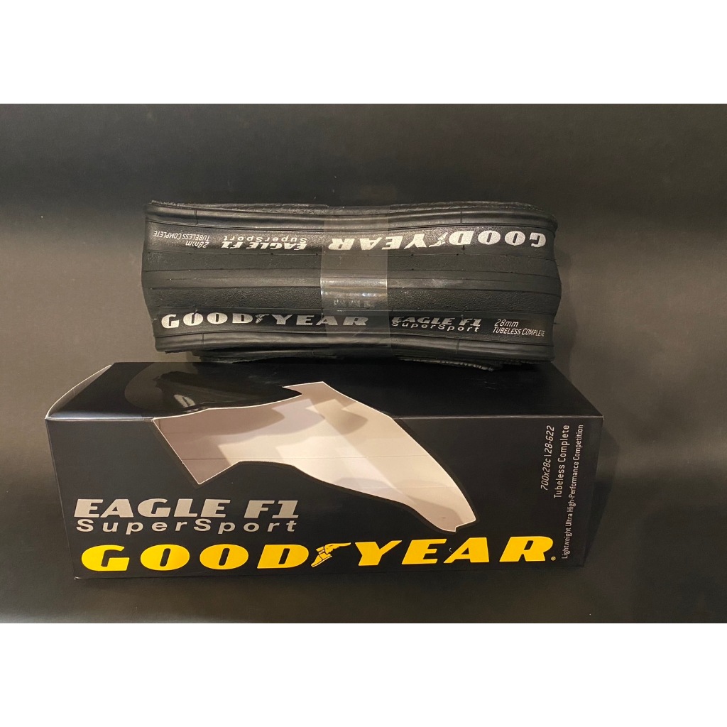 全新盒裝盒子破損污漬GOODYEAR固特異 Eagle F1 super sport 700*25C/28C無內胎
