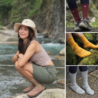 【WOAWOA】【經典素色羊毛襪】 極致速乾美麗諾羊毛登山襪(台灣製 機能襪 爬山襪 除臭襪 長襪 登山羊毛襪)