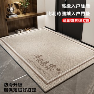【臺灣發貨&可開發票】高階感入戶門進門腳墊門墊客廳地墊 入戶防滑地進門腳墊子地墊 家用輕奢北歐入戶門墊止滑地墊地毯