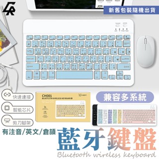 【臺灣公司貨 免運費】10吋 藍芽無線鍵盤 隨身鍵盤 可充電藍牙鍵盤 靜音鍵盤 手機平板電腦鍵盤 中文繁體注音 輕量鍵盤