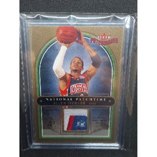 史上最矮得分王戰神 Allen Iverson 超稀有PATCH 球衣卡（美國隊球衣）