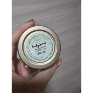 SABON 白茶 white tea 去角質身體磨砂膏 60g 全新一罐