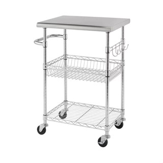 【有顆蕃茄】Trinity EcoStorage® 24吋 廚房不鏽鋼檯面推車 TBFZ-1418（展示品）