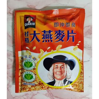 好市多 QUAKER 桂格 大燕麥片 即沖即食 37.5公克(有效日期2026/01/05後)