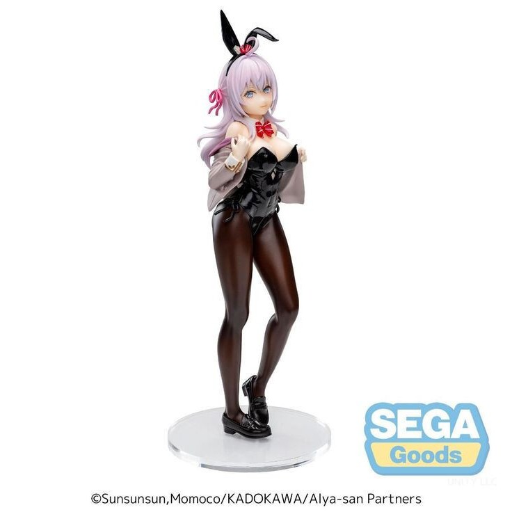 現貨 SEGA 景品 不時輕聲地以俄語遮羞的鄰座艾莉同學 Luminasta 艾利 兔女郎Ver. 公仔