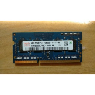D.筆記型電腦記憶體-SK Hynix HMT325S6BFR8C-H9 DDR3 1333MHz 2GB 直購價50
