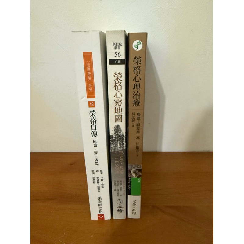 「二手書、全新」榮格心理治療、榮格心靈地圖、榮格自傳