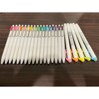 ✨近全新✨三菱Uni-ball ONE 0.38鋼珠筆 原子筆 ZEBRA螢光筆