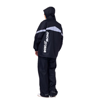 SNOWSTORMI 雨衣 Explorer EX-1 機能防水雨衣 黑色 透氣設計 內裡網 大口袋 兩件式 雨衣