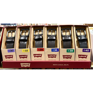 Costco好市多 LEVI’S 男用真皮皮帶 腰圍（waist) 30”~40” men’s leather belt