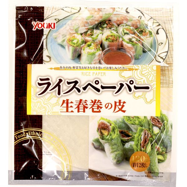現貨 日本 Yuuki食品 米紙 生春捲皮越南春捲 越南料理 越式料理 春捲 120g 創意料理