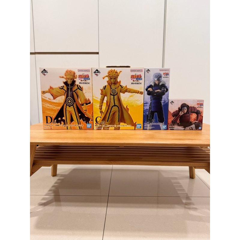 日版 一番賞 火影忍者 -連結思想- 父子碰拳👊 漩渦鳴人 九喇嘛模式  波風湊 九喇嘛模式 千手柱間 千手扉間