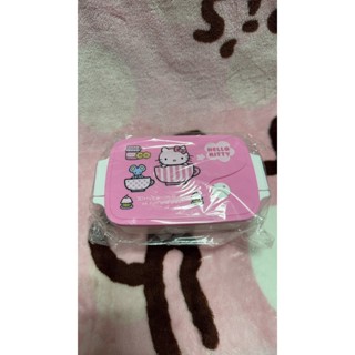 全新 hello kitty 便當盒 微波便當盒 正版 凱蒂貓 雷標 正品