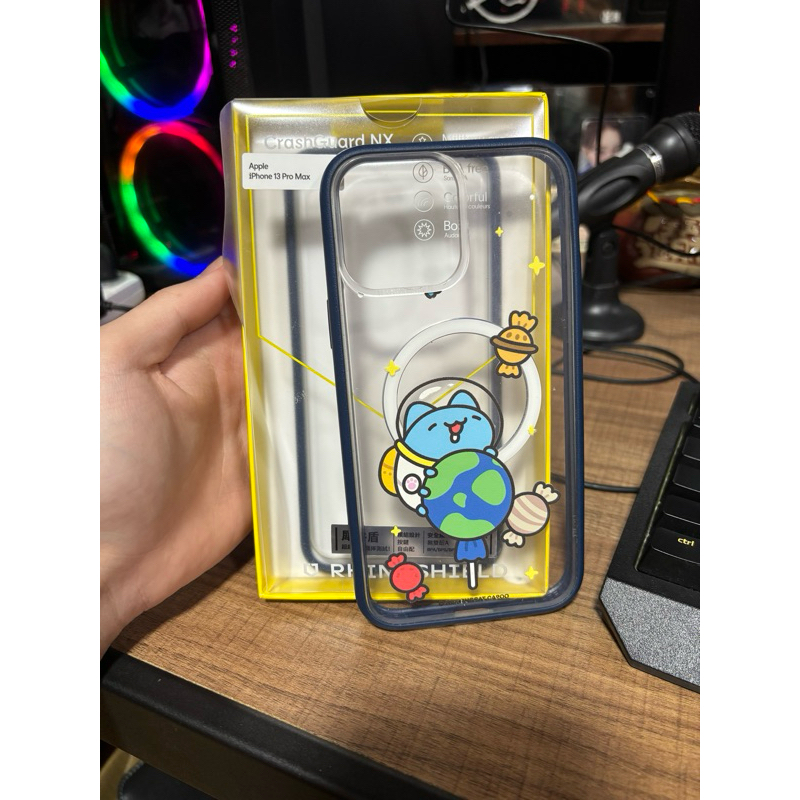 13pro max 波咖貓犀牛盾手機殼