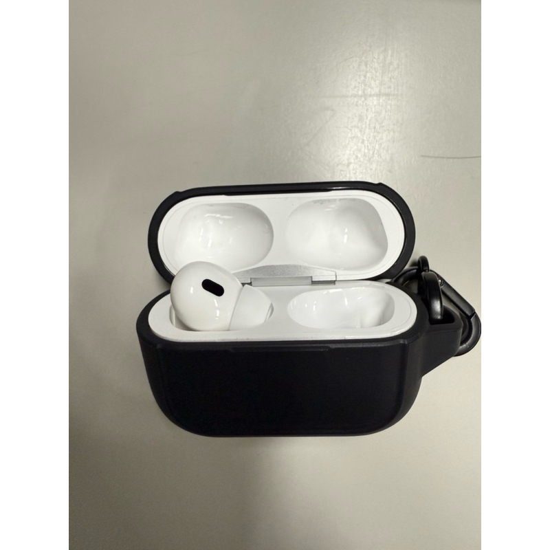 AirPods pro2 二代 右耳+充電倉有盒正品9.8成新剛買沒用幾次