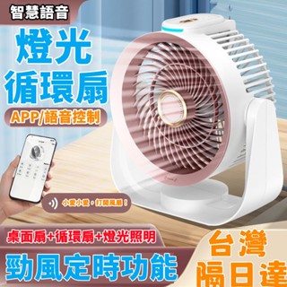 【首單特價✨】桌面臺式風扇 掛壁靜音風扇 大風力帶補燈光風扇 便攜小風扇 空氣循環風扇 充電補光風扇 多功能小檯扇 小米