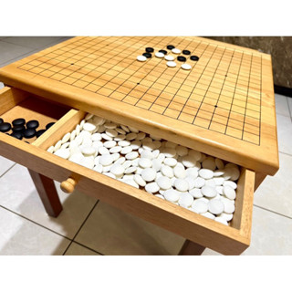 班恩傑尼-實木五子棋桌盤 48x45x9公分