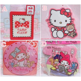 ♥小玫瑰日本精品♥ 現貨 Hello Kitty 美樂蒂 造型 滑鼠墊~8