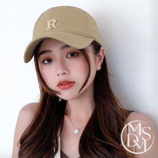 【MDMS】字母鴨舌帽 美式 復古 棒球帽 刺繡貼布 大頭圍 遮陽帽 防曬帽 韓版 男女通用 男帽 女帽 帽子 A119