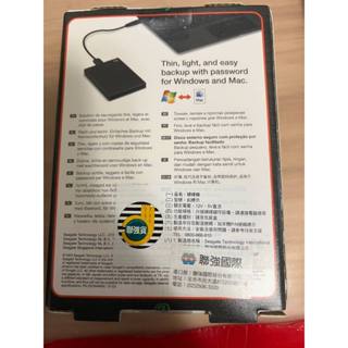 Seagate 希捷One Touch 2TB 輕薄行動硬碟-極夜黑 (STKY2000400)