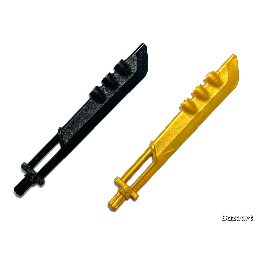 二手樂高 LEGO 刀 大刀 武器 旋風忍者 黑色 珍珠金 70655 70653 70642 70639 35633