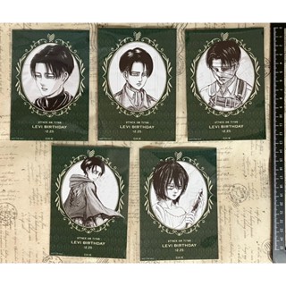 現貨 //進擊的巨人 ANIQUE SHOP //兵長 裡維 特典 相片卡