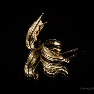 [Yusuke Kosaka] 18K 羽毛耳針 耳環 Feather Earring 現貨