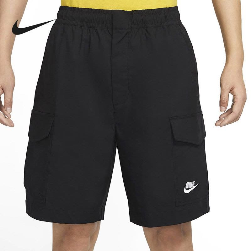 S.G Nike SPORTSWEAR logo DM6834-010 黑 口袋短褲 排汗 透氣 工裝短褲 男