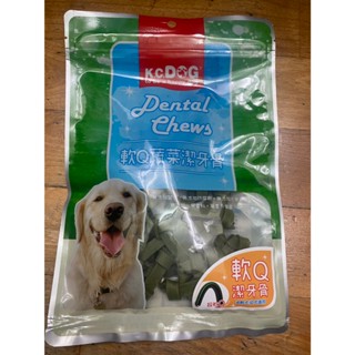 K.C.DOG軟Q潔牙骨120g(2.5吋打結骨)GQ04適合幼犬/老犬咀嚼/蔬菜潔牙骨120g