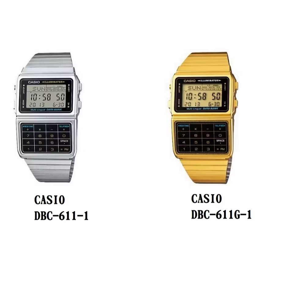 【春麗時間】CASIO DATABANK計算機系列 DBC-611G-1D