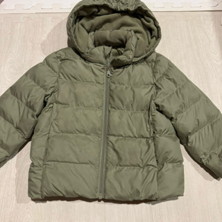 Uniqlo 100cm 羽絨外套 帽可拆
