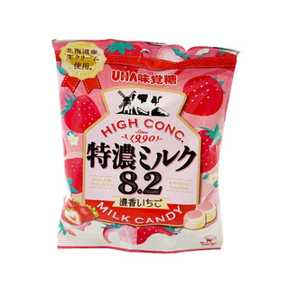 🇯🇵 日本 UHA 味覺糖 8.2 草莓味 特濃牛奶糖 58g