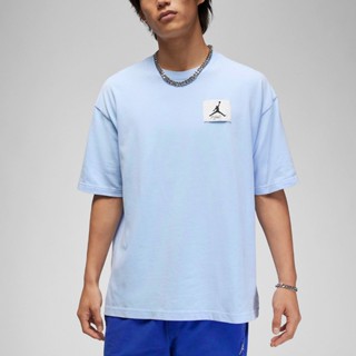 Nike 短袖上衣 男裝 喬丹 Jordan 寬鬆 純棉 藍【運動世界】DZ0605-425