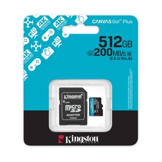 金士頓 U3 V30 A2 SDCG4/512GB 512G MicroSD高速記憶卡 Canvas Go!Plus
