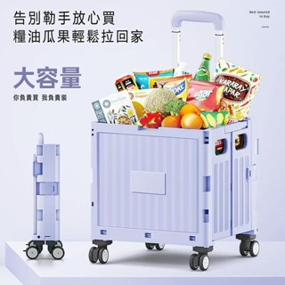 折疊購物收納車 可爬樓梯購物車 家庭菜籃車 購物車 買菜車 折疊手推車 收納箱 收納籃 折疊拉車 手拉車 推車