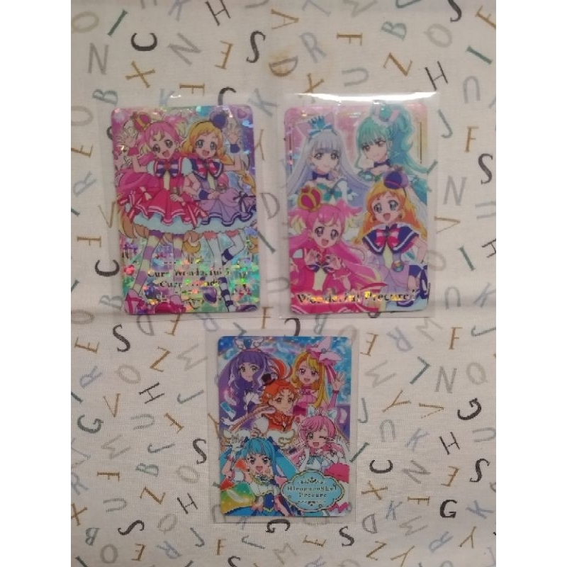 光之美少女 開闊天空 wonderful 糖果食玩卡 日本便利商店 萬代