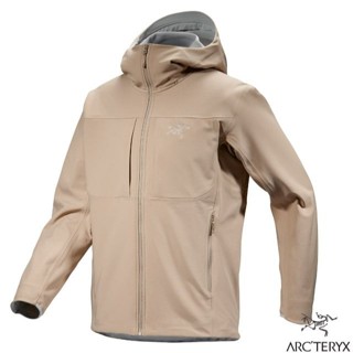【ARCTERYX 始祖鳥】男 防風防潑水 軟殼連帽外套 GAMMA 登山外套 風雨衣/煙燻棕 X000006375