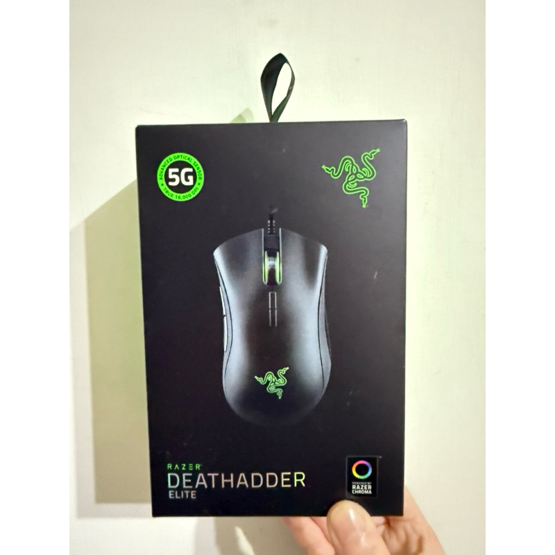 RAZER 雷蛇 DeathAdder Elite 煉獄奎蛇 菁英版 電競滑鼠（有線版）送滑鼠墊
