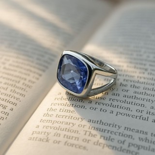 Swarovski 施華洛世奇 紫水晶 戒指 正品 打翻珠寶盒r48