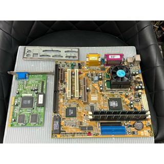 電腦雜貨店～聯強CA33 REV:a1主機板 1個ISA+CPU+風扇+記憶體+顯示卡 二手良品$2000