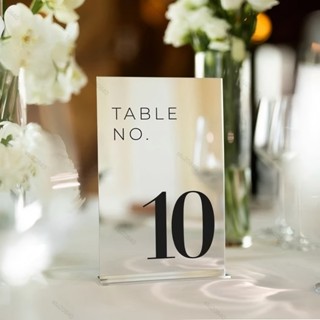 【客製化&可開統編】【桌卡】婚禮桌卡 結婚禮桌卡 席位卡 訂製桌牌 簽到臺創意婚宴 座位卡亞克力 婚慶婚禮